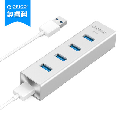 

Отдел Оррик (ORICO) H7013-У3 алюминиевого разветвитель HUB USB 3.0 концентратор расширения 7 Apple, ноутбук / компьютер специальный серебряный