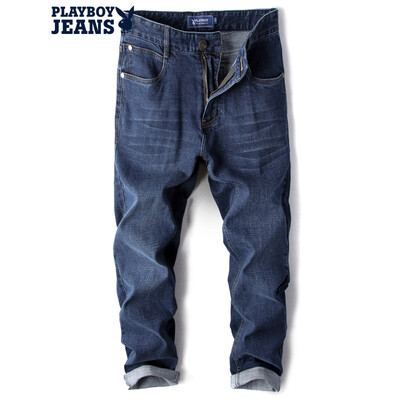 

Playboy PLAYBOYJEANS Джинсы мужские Slim Leisure Water Wash прямые брюки молодежные корейские мужские брюки PB5114219 19 темно-синий 31