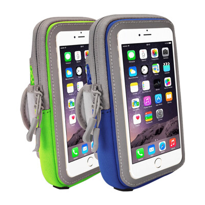 

ESCASE sports arm bag sports arm pocket mobile phone arm bag / arm set running arm with men and women bag arm pocket iphone6 ​​/ 7 apple 7 4.7 inch blue