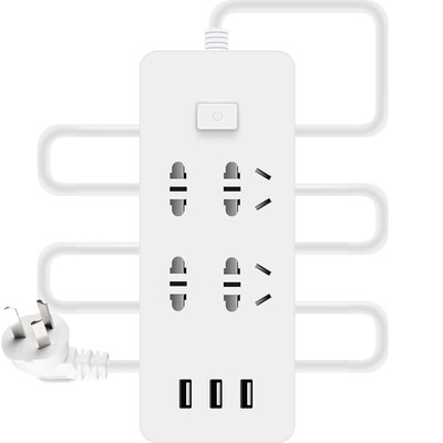 

Intel (Etman) 1,8 м USB-конвертер питания четыре четыре три USB-штепсельных разъема главный управляющий коммутатор питания