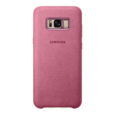 

Samsung (SAMSUNG) S8 + оригинальная оболочка телефона / защитная оболочка Alcantara / защитный чехол замшевый корпус розовый