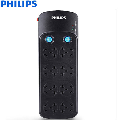 

Philips PHILIPS SPS5820B 93 socket lightning protection plug-in plug-in line multi-function drag line board power supply board for 1P air conditioning TV black