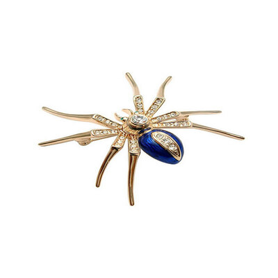 

Yoursfs@ High Quality Real Rose Gold color Fashion Spider Crystal Brooches, Environmental Alloy with Czech Rhinstone