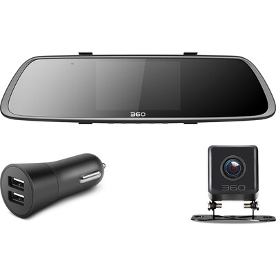 

360 Driving Recorder Rearview Mirror Edition M302 HD Night Vision Front and Back Double Record Wifi APP Control Parking Monitoring