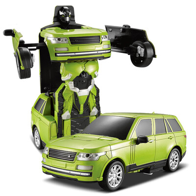 

JIAQI Land Rover Automobile Robot Smart Remote Control Transformation Robot Model Car Toy