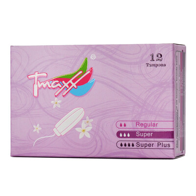 

Tmaxx refers to the type of non-scented tampons large amount 12 sticks