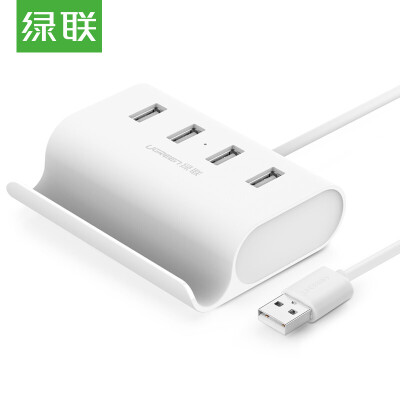 

Green Alliance (UGREEN) USB2.0 Splitter Высокоскоростной 4-портовый HUB-ноутбук / планшетный ПК перетащил более четырех интерфейсных концентраторов с подставкой для мобильных телефонов 1 м 30224