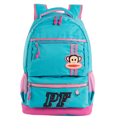 

Paul Frank mouth monkey casual bag schoolbag primary school students 1 - 5 grade male models shoulder bag PKY2107B green