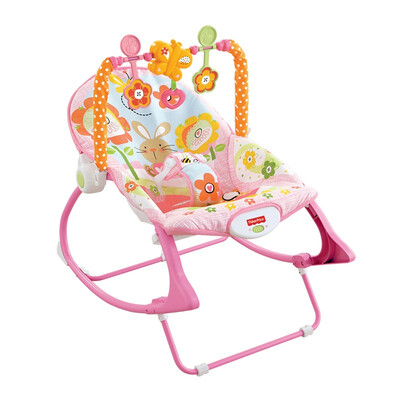 

Fisher-Price Fisher розовый кролик многофункциональный портативный качалка DRD28