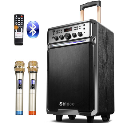 

Shinco H312 12-inch outdoor square dance music mobile K song teaching rod speaker high-power portable loudspeaker