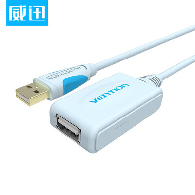 

Вэй Синь (предотвращение бедствий) Расширение USB-кабель удлинитель линия кабеля для передачи данных известного компьютера принтера сигнал усилительного лед синего 10 м мастер-USB VAS-C01-S1000