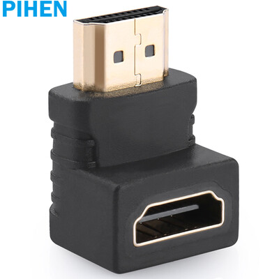 

Товар Heng (PIHEN) PH-ZHX049 HDMI-адаптер для мужчин и женщин HDMI высококачественная конверсионная головка HDMI1.4 адаптер для доступа к компьютеру адаптер для телевизора 90 градусов локтем вниз