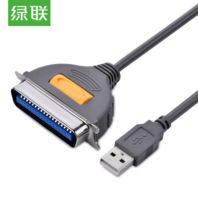 

Green UGREEN USB parallel port printing line DB36 pin data cable adapter USB20 to 1284 hole old printer conversion cable CN36 cable 3 m 30228