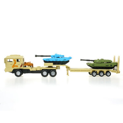 

[Jingdong Supermarket] Kaidi Wei alloy military model 1:64 military transport vehicle simulation model boy toy (color random) 685059