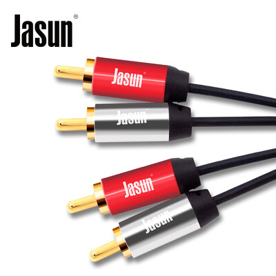 

Jebshun (JASUN) 2RCA аудио кабель между мужчинами стерео Hi-Fi кабель 1,5 м алюминий 2RCA-2ARC мультимедиа аудио связь линии JS-067