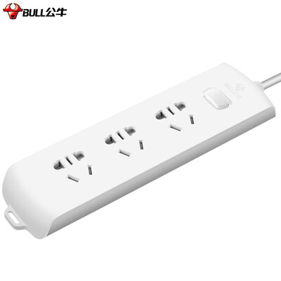 

Bull BULL GN-B206U new national standard with USB socket plug board row row of plug wiring board drag line board 6 total control length of 3 meters