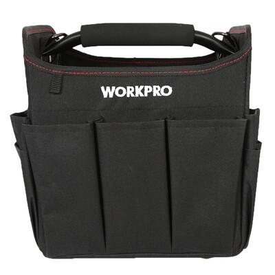 

Десять тысяч граммов сокровище (WORKPRO) W081050N многофункциональные карманы с ручной носить портативный электрик инструмент обслуживания комплекта брезентовый мешок