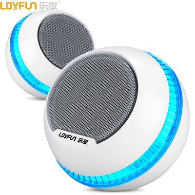 

Leo (LOYFUN) LF-910 2.0-channel mini USB computer desktop speaker audio control notebook audio (white