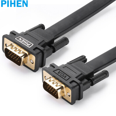 

PIHEN PH-ZHX023 VGA cable 3 6 male to public computer monitor line projector video line notebook connection TV line flat line 2 meters