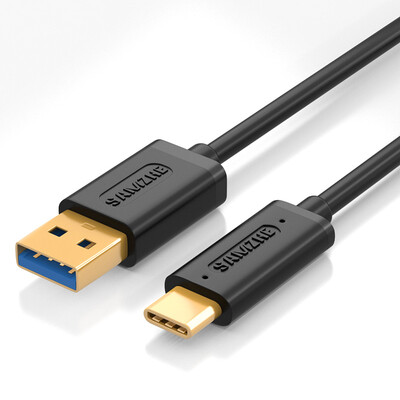 

(SAMZHE) Тип-C / USB3.1 кабель для передачи данных USB3.0 Эндрюс быстрый зарядный кабель поддержка просо 5 / 4C музыка как Huawei P9 / P10 черный 1 метр MA-22B