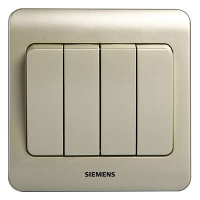 

Siemens (SIEMENS) 5TA02461CC133 четыре открытых разъема дистанционного управления с двойным управлением (золотисто-коричневые)