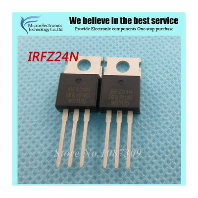 

10pcs free shipping IRFZ24N FZ24 IRFZ24NPBF MOSFET MOSFT 55V 17A 70mOhm 13.3nC TO-220 new original