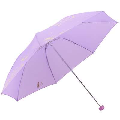 

Paradise umbrella high density polyester spinning silk twisted steel bar steel umbrella sunny umbrella 339S purple