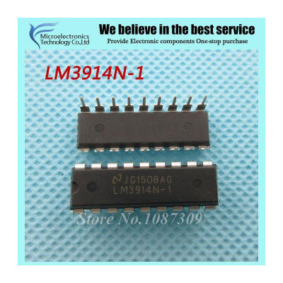 

50pcs free shipping LM3914N-1 LM3914N LM3914 DIP-18 LED Lighting Drivers Dot/Bar Display Dvr new original