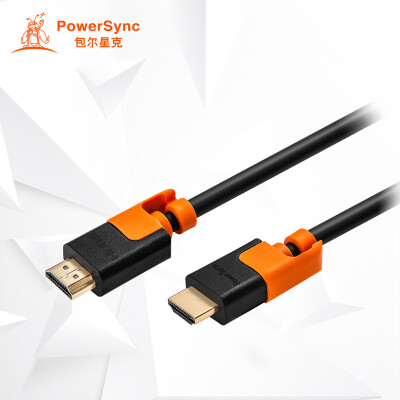 

PowerSync) H2GBR0020 HDMI high-definition video cable 3D high-definition version 2.0 computer connection TV line 2 meters black