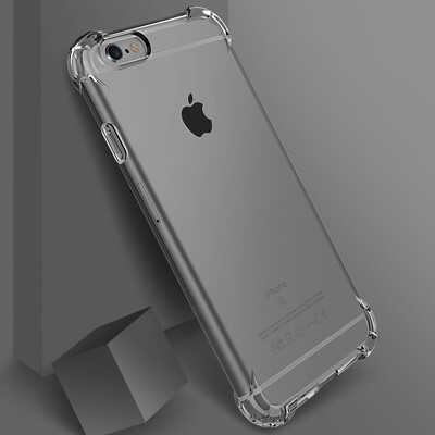

Send Zi Apple 6s plus phone shell drop all-inclusive iphone6splus phone shell men and women silicone strap lanyard hole through the black