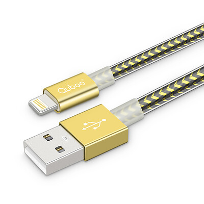 

Кабель Lightning для зарядки и передачи данных Quboo