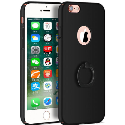 

Телефон Чехол для iPhone 6 6s Plus Ultra Тонкий Slim Обложка Простой PC Back Ring Holder 360 ° Защита вращения для iPhone 66s Plus