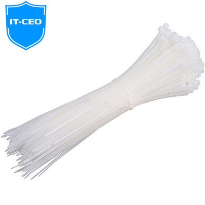 

IT-CEO V717-WH Self-locking nylon cable ties Wire ties Cable ties Wire ties Wire ties Wire about 15cm About 100 white
