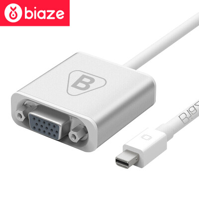 

BIAZE Mini DP VGA конвертер Apple Mac Mini Displayport адаптер подключен молнии проектор преобразования интерфейсного адаптера нос алюминиевый ZH11-