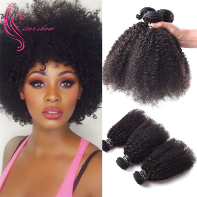 

Unprocessed 7A Mongolian Virgin Hair 3 Bundles Afro Kinky Curly Hair Highly Recommended Hair Bundles New Arrival Fashion Style