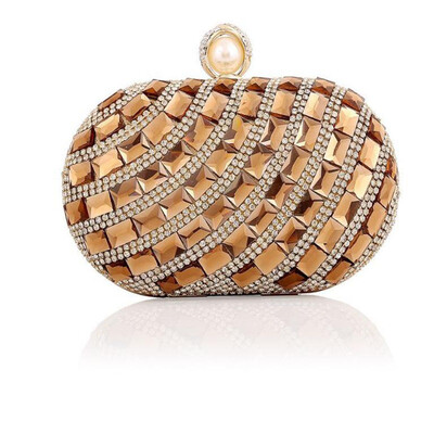 

Tide package luxury diamond dinner package women 's hand holding dress package 7246 European and American women bag