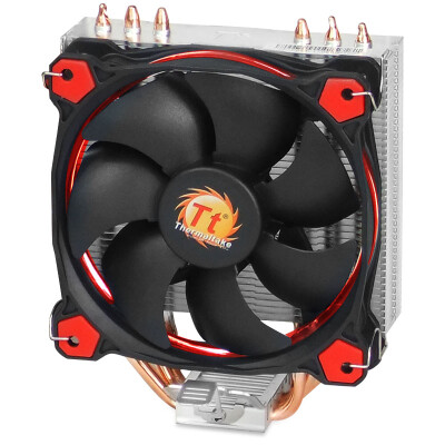 

Tt (Thermaltake) Riing S100 CPU Cooler (supports AM4 / 3 heat pipe / Riing 12cm red fan / with grease / quiet hydraulic bearings