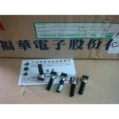 

09 type associated with the midpoint of the vertical single handle length 23MM potentiometer B100K