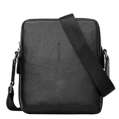 

Caroris new Men's shoulder bag genuine leather Messenger bag N0021