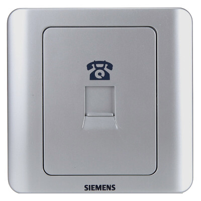 

Siemens (SIEMENS) 5TG01251CC122 switch socket telephoto phone + computer socket (color silver