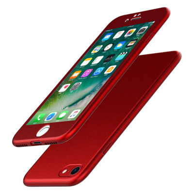 

ESCASE Apple iPhone7 mobile phone shell to send all-inclusive film drop shatter-resistant cover for Apple iPhone7 /4.7 inches China Red