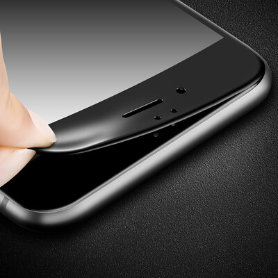 

3-piece full-screen Smorss Apple 7Plus tempered film full-screen coverage iPhone7Plus tempered film 3D carbon fiber soft side HD mobile phone protective film black
