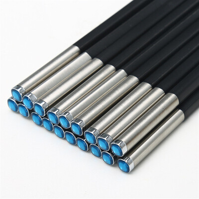 

Jingdong Supermarket Pickup Alloy Chopsticks Stainless Moldy Chocolate Chopsticks 10 Double Home Furnishings Japanese Chopsticks Simple Gloss Blue 27cm SK-6165