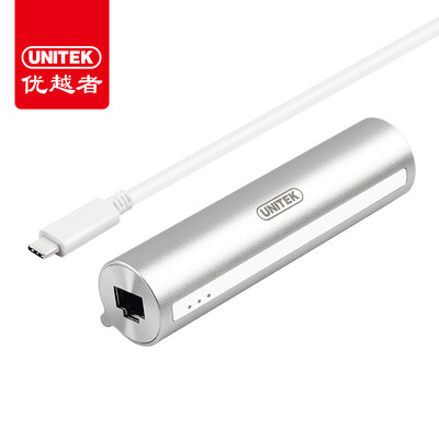 

UNITEK usb splitter 30 type-c hub converter cable network card to RJ45 cable interface Apple MacBook Pro network hub hub Y-3095