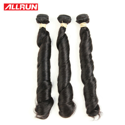 

Allrun Brazilian Virgin Hair Twist Body 3 Bundles 12-24 Inch Human Hair Weave 100gPc Brazilian Hair Double Weft Free Shipping
