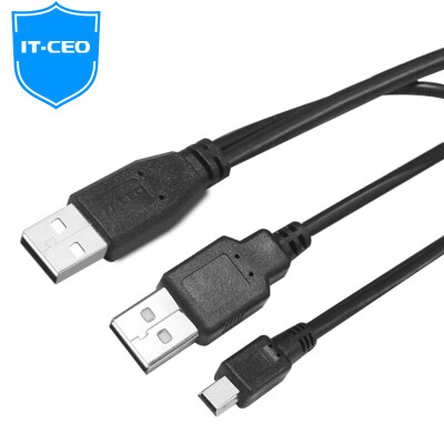 

IT-CEO V08MN-A MINI 10P USB3.0 mobile phone / hard disk box data cable T-port 10-pin mini port data cable 1.2 m blue