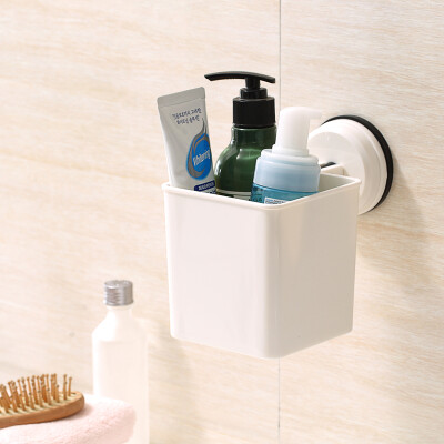 

Jingdong Supermarket] Long Shida (LONGSTAR) bathroom shelves shelves square suction wall large objects LJ-0647