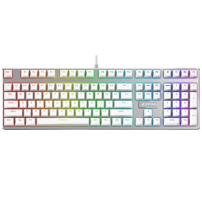 

Pennefather (Rapoo) V700RGB лед Symphony Версия 108 ключа Подсветка клавиатуры игрового автомат игровой клавиатура клавиатура с подсветкой клавиатуры компьютера белой синяя ось