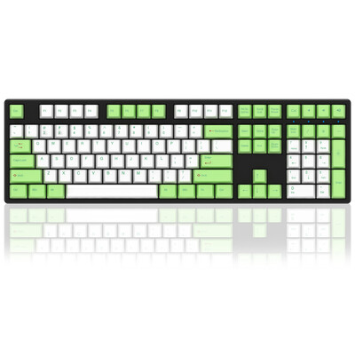 

AKKO Ducky One 108 PBT Sublimation Mechanical Keyboard Cherry Cherry Shaft Red Axle Grass Milk Green