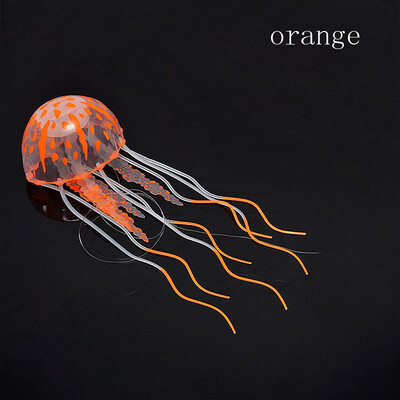 

Artificial Jellyfish Aquarium Decoration Glowing Effect Fish Tank Ornament Decor